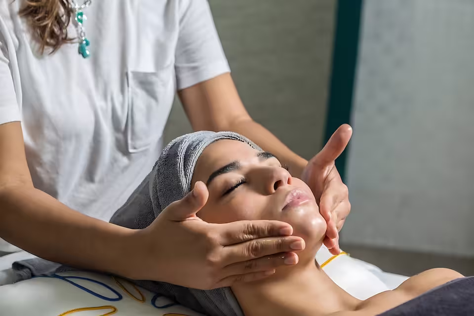 Professional facial treatment at Mai Beauty Place