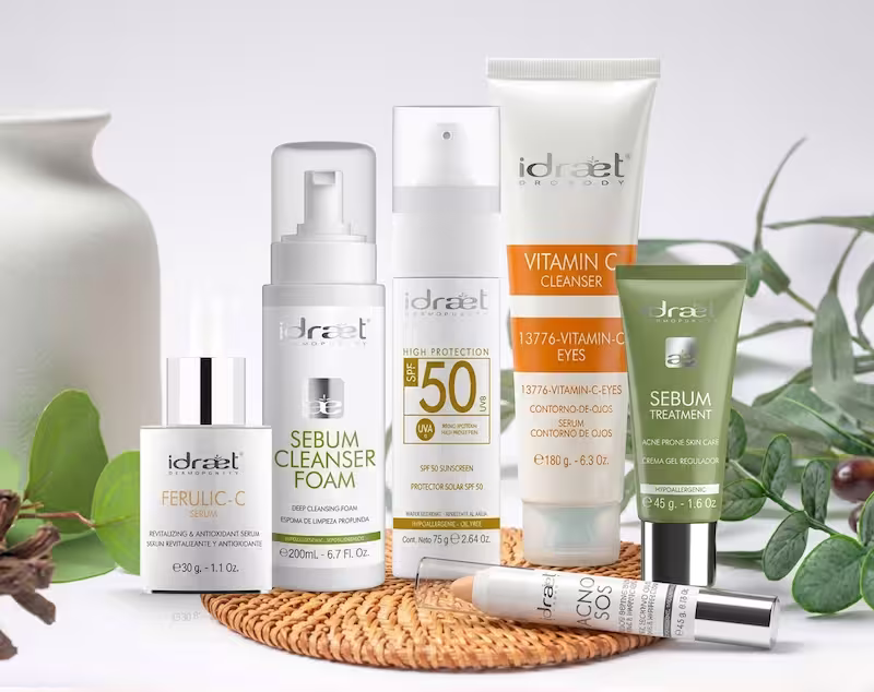 Professional skincare products at Mai Beauty Place Miami